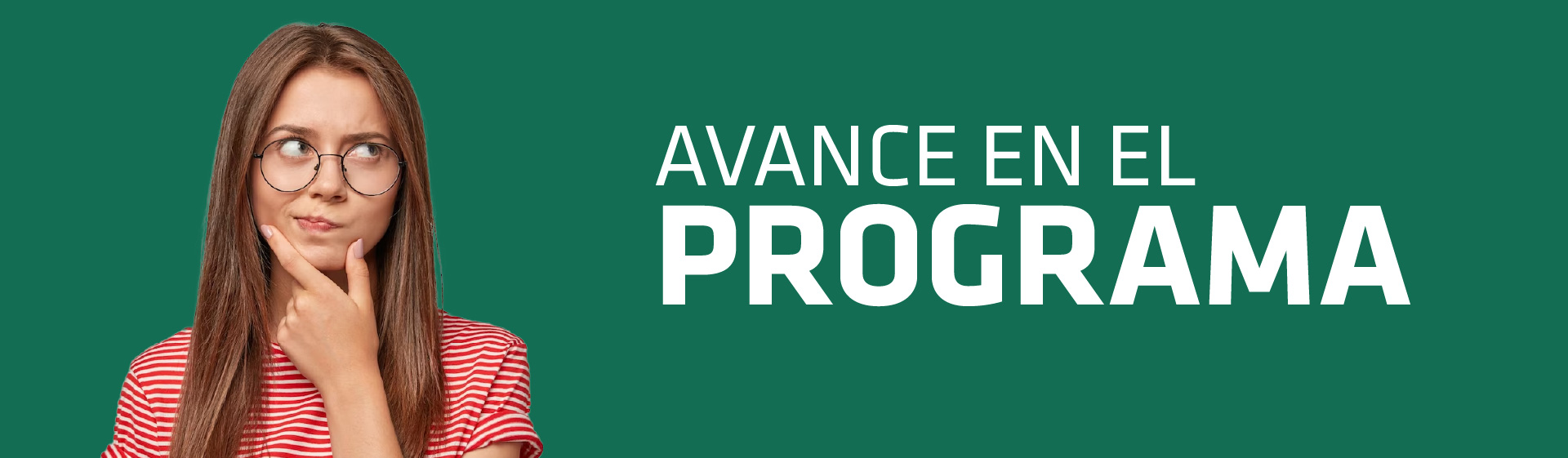 Avance en el programa