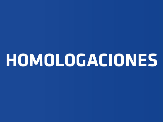 Homologaciones
