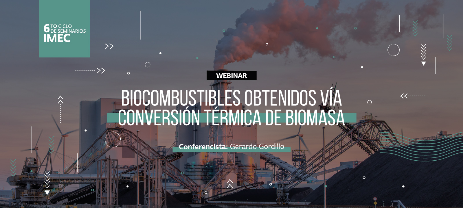 Gerardo Gordillo nos hablará sobre biocombustibles obtenidos vía conversión térmica de biomasa