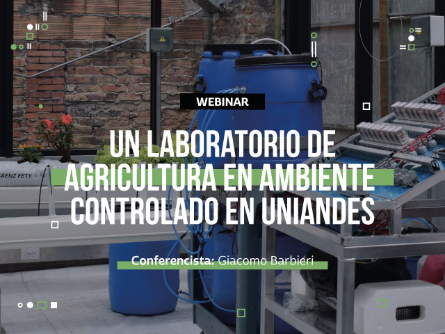 Giacomo nos hablará sobre el laboratorio de agricultura en ambiente controlado que se acaba de inaugurar