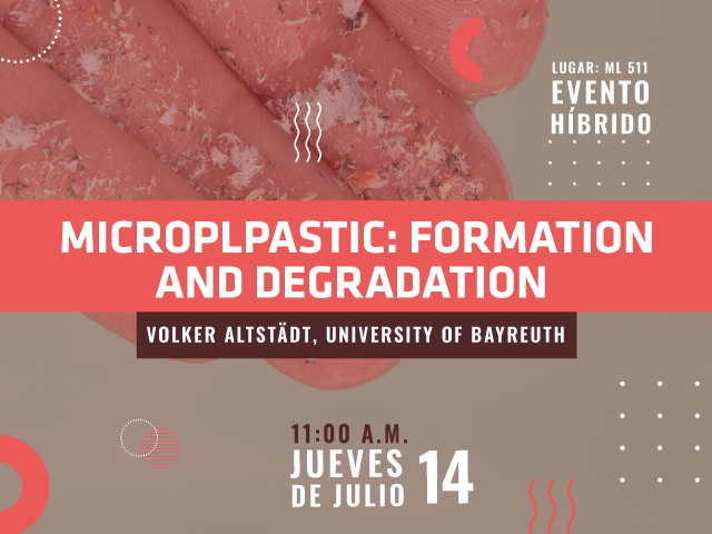 Microplastic - Formation and Degradation professor Volker Altstadt University of Bayreuth