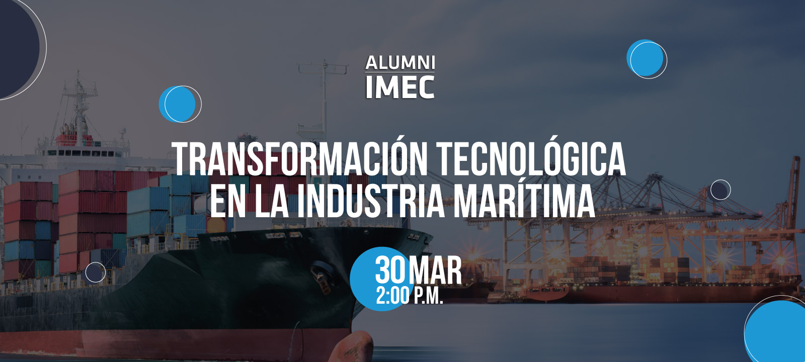 Charla Aumni Imec con Guillermo Calderón 30 de marzo