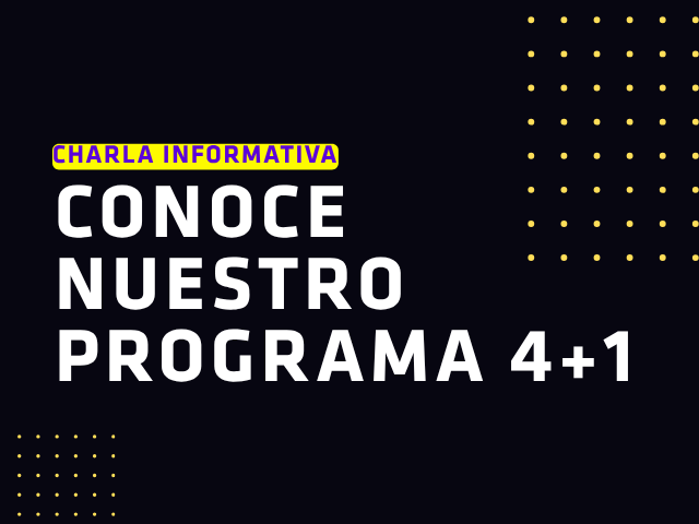 Programa 4+1 Charla informativa