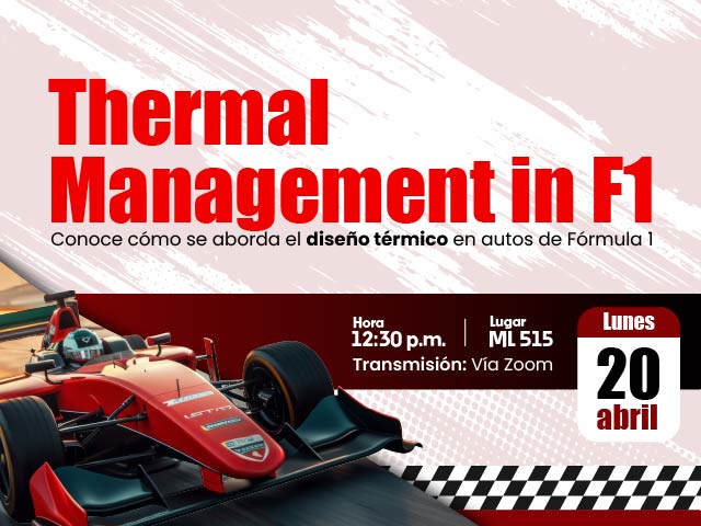 Charla Rafael Mora: Principal Thermal Systems Engineer en Red Bull Technology Charla Rafael Mora: Principal Thermal Systems Engineer en Red Bull Technology