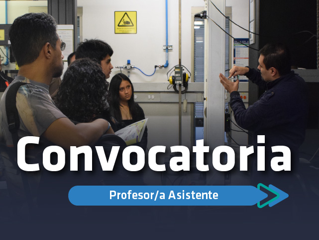 Convocatoria Profesor/a Asistente