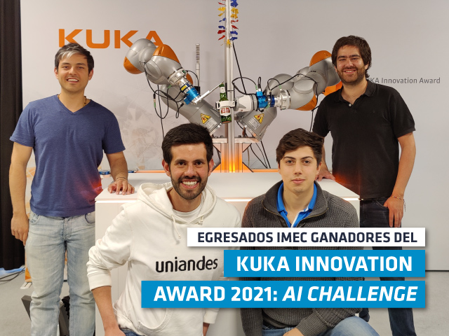 Egresados IMEC, ganadores del KUKA Innovation Award 2021: AI Challenge