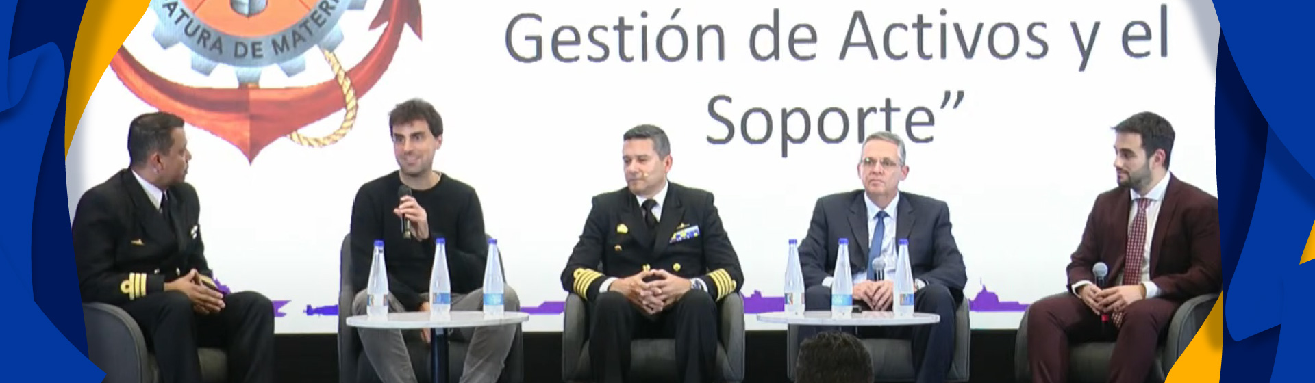 Giacomo Barbieri en el panel de expertos en la XII Conferencia de Ingeniería y Mantenimiento Naval