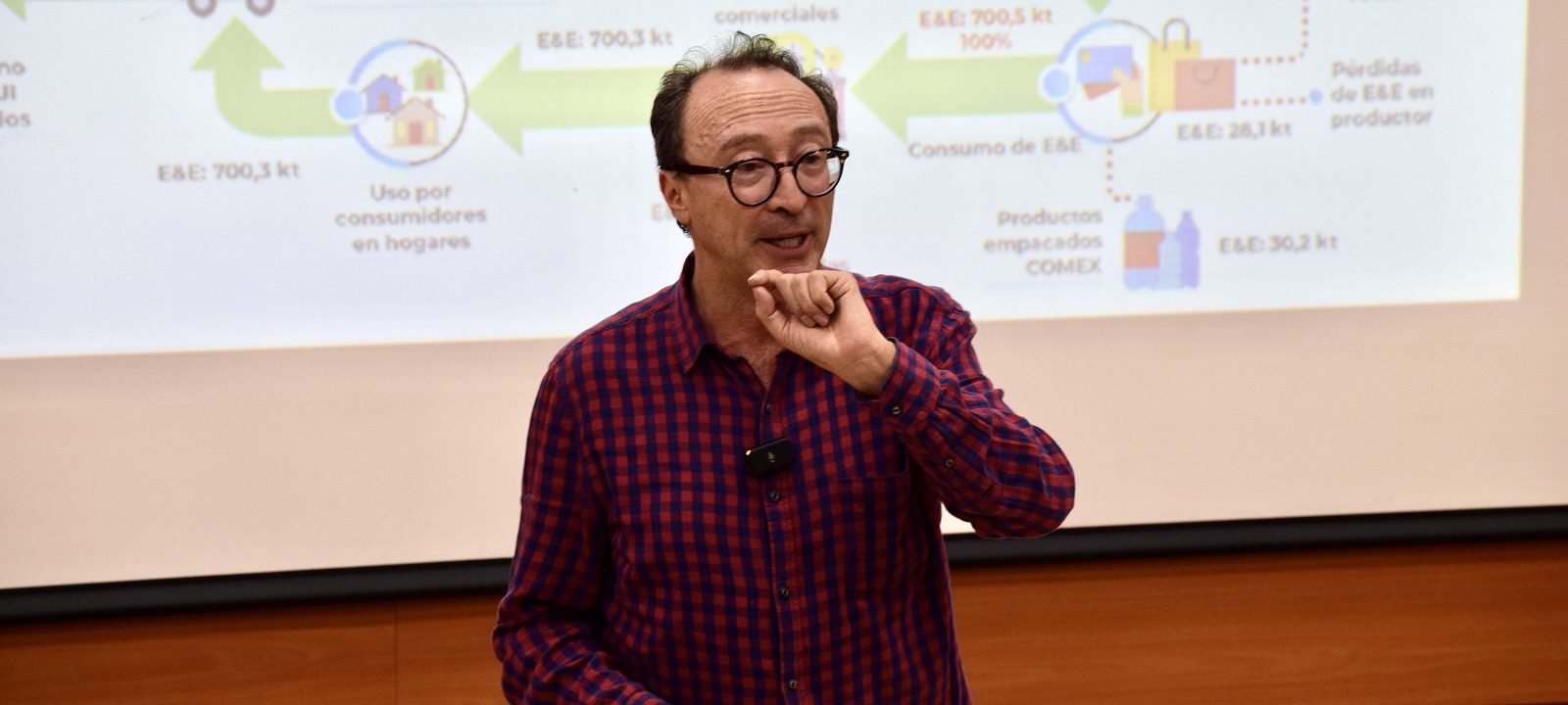 Jorge Medina, profesor, Ingeniería Mecánica, Uniandes Charla Circularidad de los Materiales, DíaPaíz, Uniandes