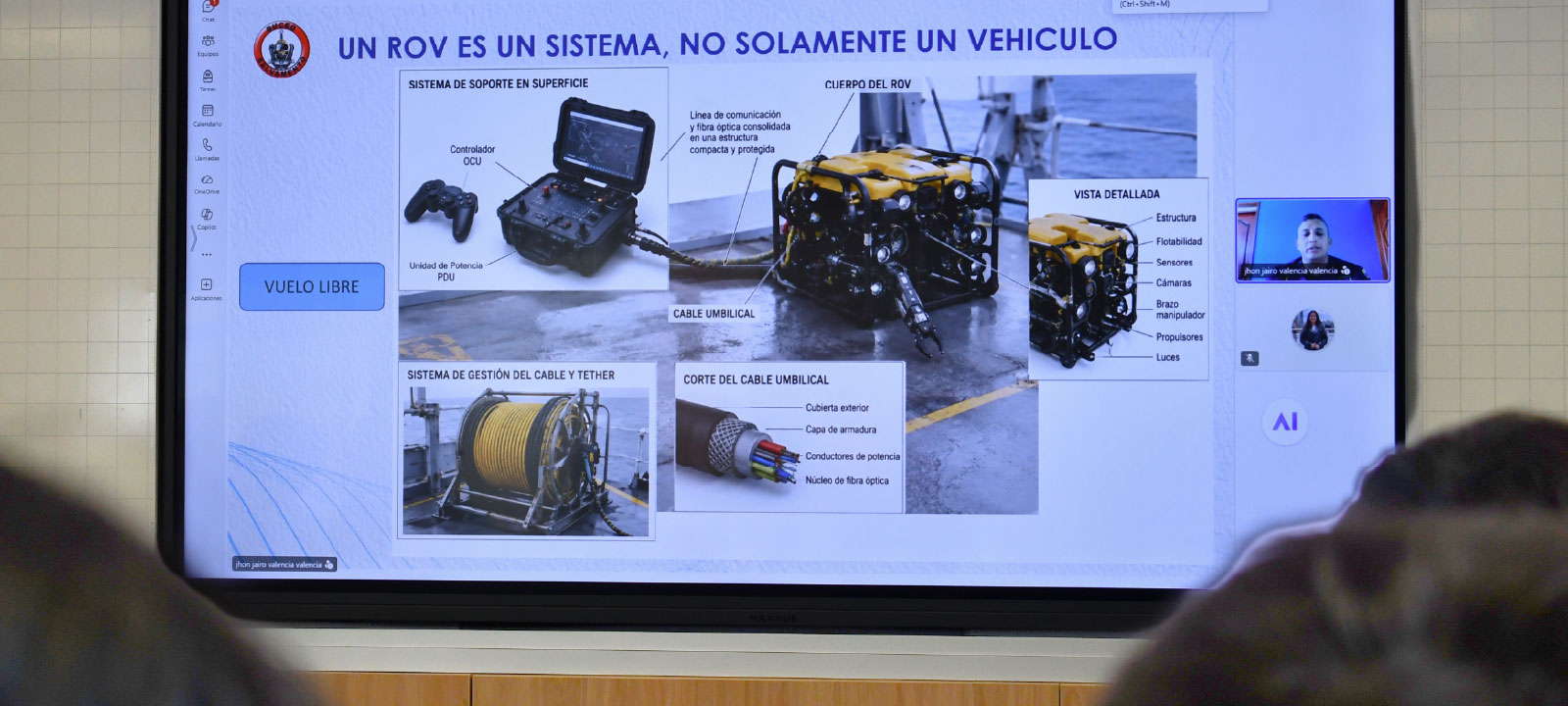 Charla Usos ROV, Ingeniería Mecánica, Uniandes