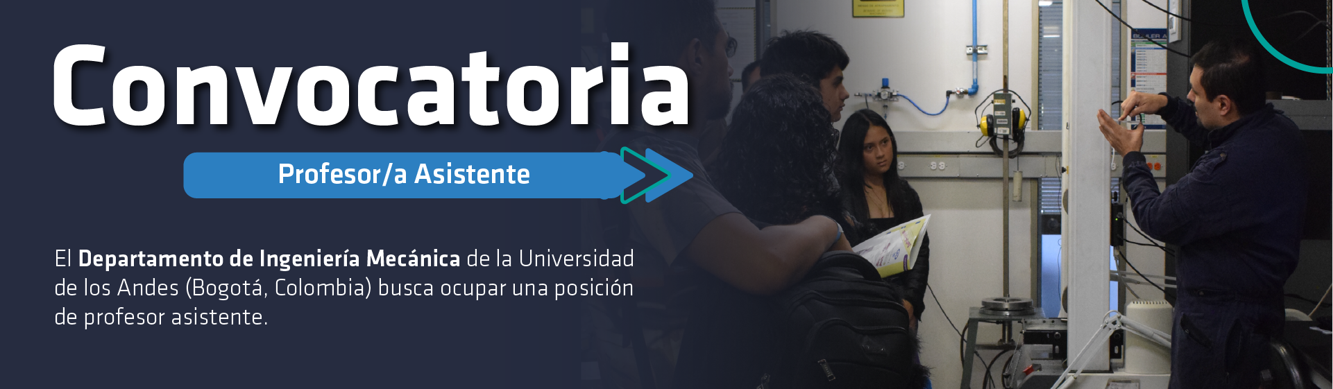 Convocatoria Profesor/a Asistente