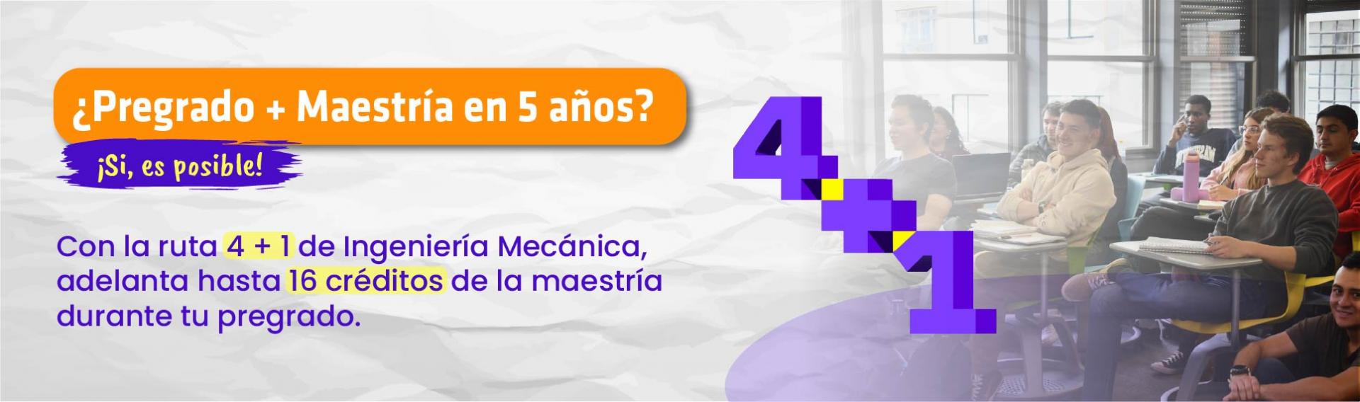 Programa 4+1, Ingeniería Mecánica